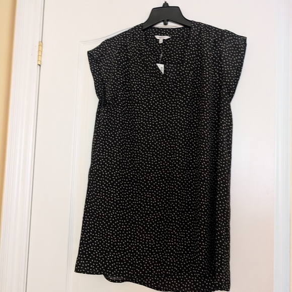 Black and White Polka Dot Top Reitmans Size Medium Bnwt - Picture 2 of 5